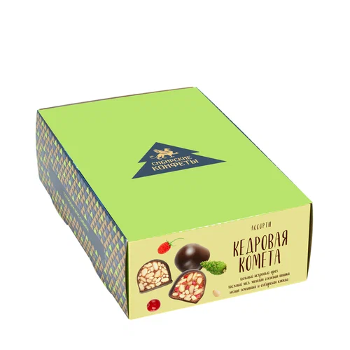 №2 Кедровая комета Ассорти (9429) (классика, клюква, шишка, земляника), 540г   в Хабаровске