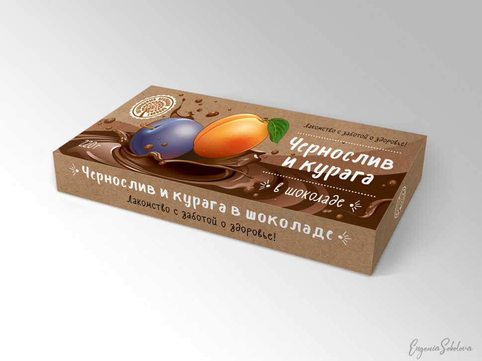  Чернослив и курага в шоколаде, 220г в Хабаровске