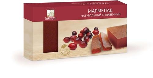  Мармелад пластовый 210г клюквенный в Хабаровске